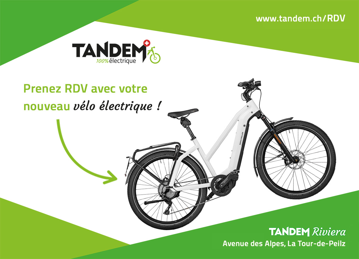 Test de vélos électriques rapides - TANDEM Lausanne et Riviera. Votre  spécialiste 100% vélo électrique.